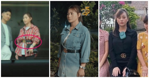 Phương Oanh dùng thắt lưng đắt tiền phối hẳn với 3 bộ đồ nhưng mà không 'đi vào lòng người' lắm