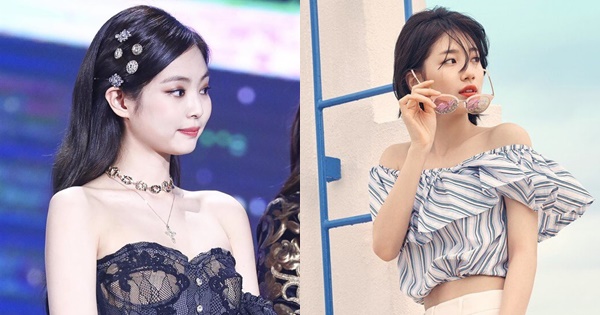 Jennie, Suzy sở hữu đôi vai 'triệu đô' xứ Hàn, xứng danh 'cây treo quần áo'