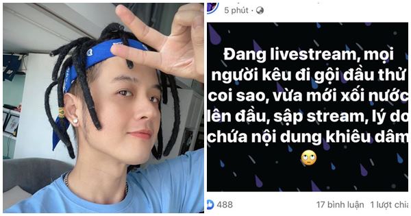 Sự thật phía sau livestream bị sập do chứa yếu tố nhạy cảm của 1 sao nam Vbiz khiến fan 'ngã ngửa'