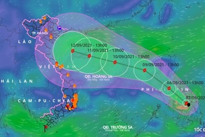 Bão Conson: Sau khi vào biển đông có thể giật cấp 12-13