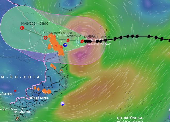 Bão Côn Sơn: Thông tin mới nhất về đường đi và hướng di chuyển