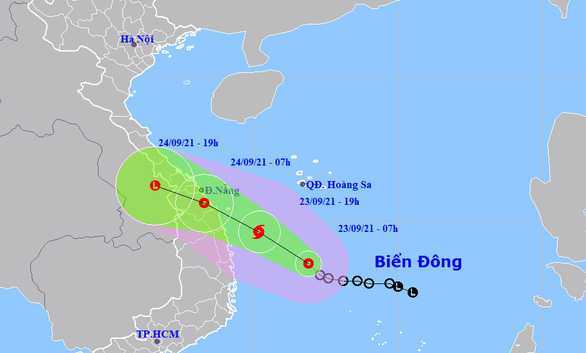 Áp thấp nhiệt đới có thể mạnh lên thành bão