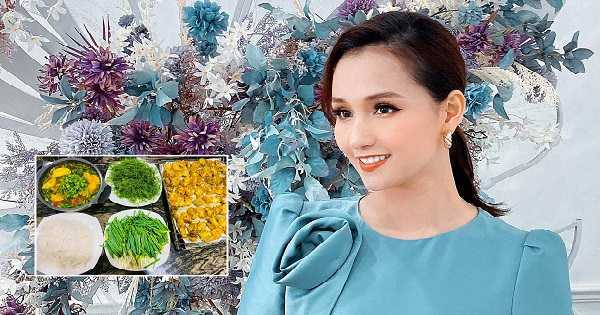 Ngày mưa, Lã Thanh Huyền vào bếp trổ tài làm món chả cá lăng ngon nức lòng