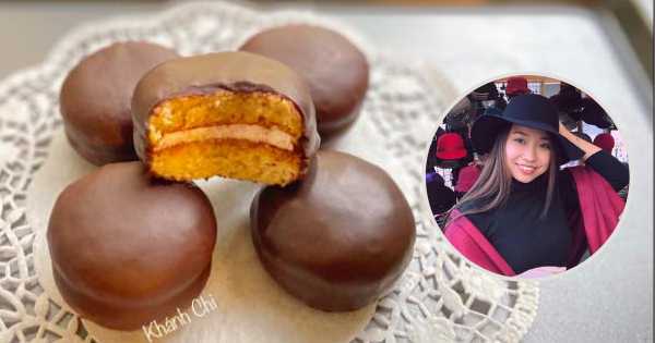 Học nàng 9X khéo tay cách làm bánh Chocopie tại nhà siêu ngon ngọt