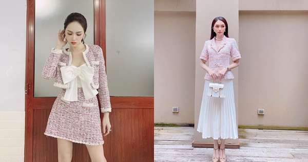 Hoa hậu Hương Giang 'nghiện' trang phục vải tweed, diện lên cực sang xịn