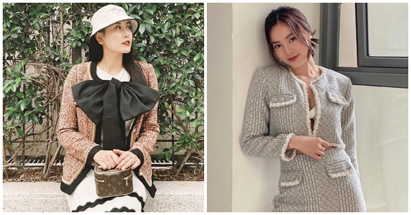 Học cách diện áo dạ tweed vừa xinh đẹp, vừa hack dáng như Hà Lade, Ninh Dương Lan Ngọc