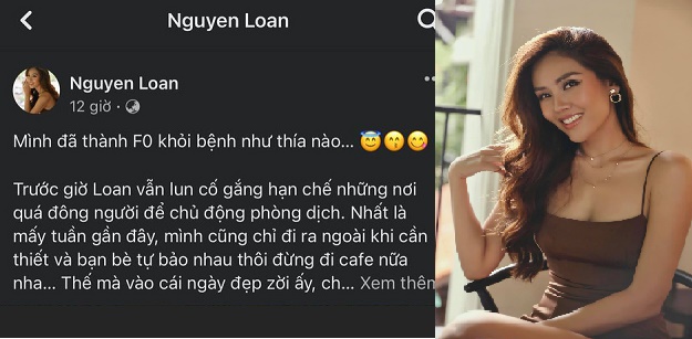 Nàng hậu đình đám Vbiz thông báo cả gia đình đã nhiễm Covid-19