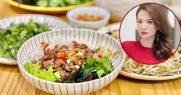 Học MC Đan Lê cách làm bún bò Nam Bộ đơn giản, thanh mát và ngon miệng