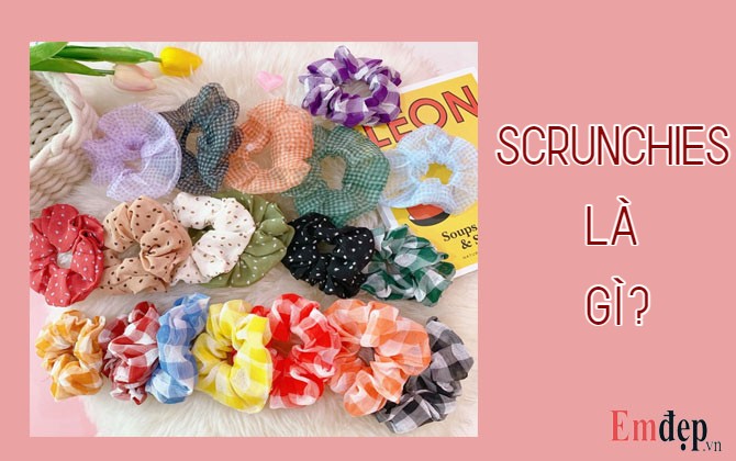 Scrunchies là gì? Cách làm scrunchies buộc tóc đơn giản tại nhà