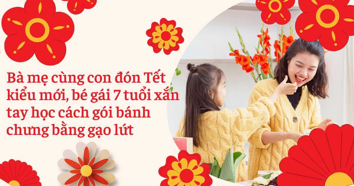 Mẹ 8x vẽ ký ức đêm 30 Tết cho con gái nhỏ bằng nồi bánh chưng: Vị Tết là mùi khói bốc lên từ nồi bánh mỗi lần mở ra để thêm nước