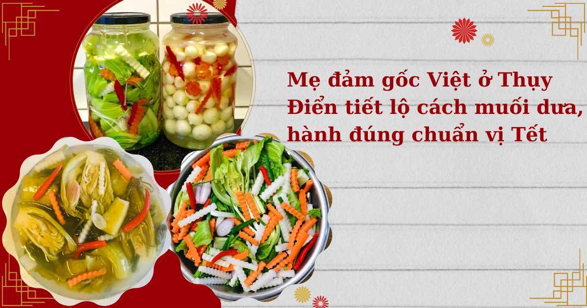 Công thức muối dưa hành của cô giáo mầm non người Việt ở Thụy Điển làm dậy sóng MXH: Bí quyết nằm ở nỗi nhớ quê hương