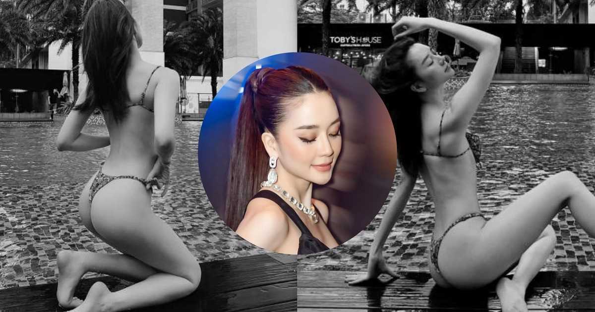 Chị gái Thiều Bảo Trâm diện bikini bé xíu phô diễn trọn vẹn đường cong cơ thể