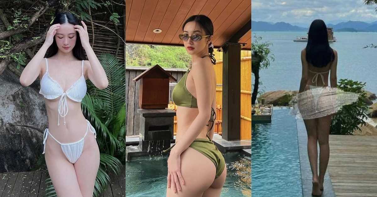 Jun Vũ gây sốt với loạt ảnh diện bikini khoe vòng 3 cực nảy lửa