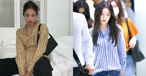 Jennie, Irene và loạt mỹ nhân Hàn đều mê mẩn kiểu áo sơ mi kẻ sọc, thích style trẻ trung thanh lịch phải sắm ngay kẻo lỡ