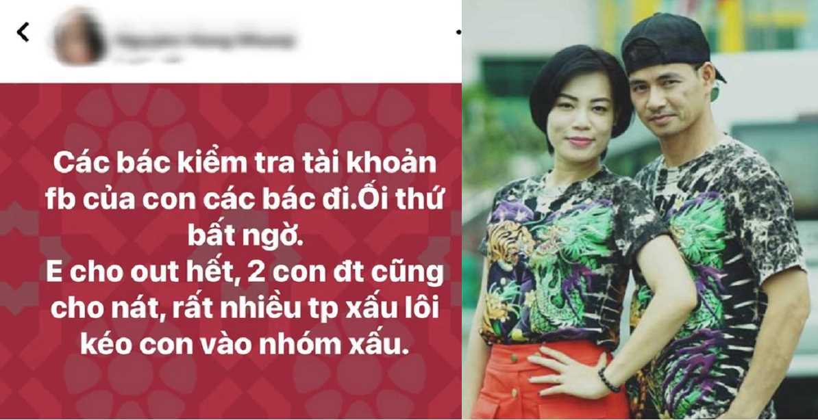 Vợ Xuân Bắc tức giận, đập điện thoại và 'bêu' con lên mạng xã hội gây phản ứng trái chiều