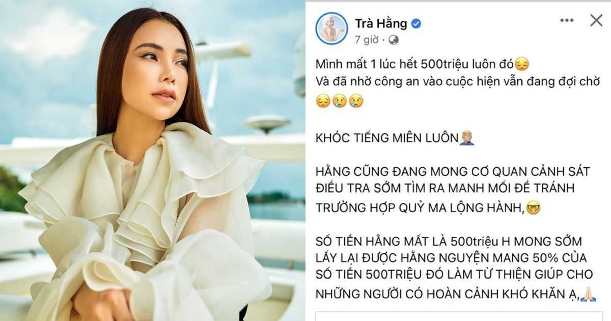 Trà Ngọc Hằng bị lừa 500 triệu với cùng một chiêu thức giống Đức Phúc