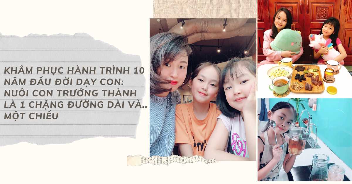 "Mẹ hổ" Hà thành nuôi dạy con 10 năm đầu đời: Chia nhỏ từng giai đoạn, con 1 tuần tuổi đã cho vào nề nếp, lớp 5 đã biết lập kế hoạch 3 tháng một