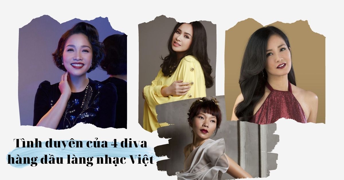 Tình duyên của 4 diva làng nhạc Việt: Người hôn nhân viên mãn, kẻ vẫn lỡ dở dù xế chiều