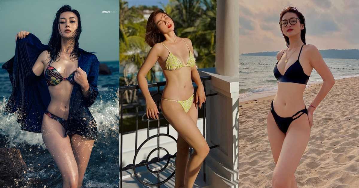 Dàn mỹ nhân 'giờ vàng' VTV diện bikini: Phương Oanh, Huyền Lizzie 'cháy' hết mức!
