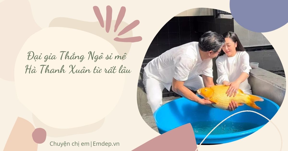 CĐM lại tung hình ảnh chứng tỏ 'vua cá Koi' Thắng Ngô đã si mê Hà Thanh Xuân trước khi ly dị vợ cũ