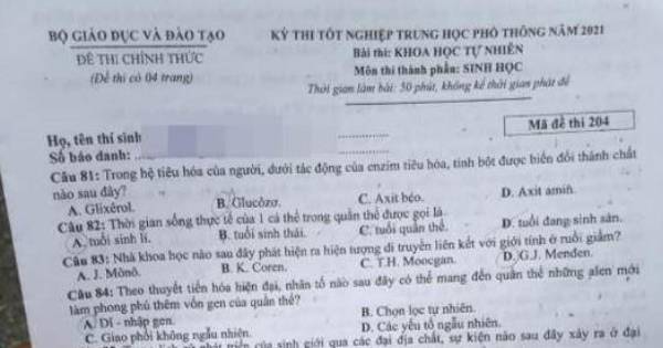 NÓNG: Bộ Công an khởi tố vụ án lộ đề môn sinh học kỳ thi tốt nghiệp THPT năm 2021