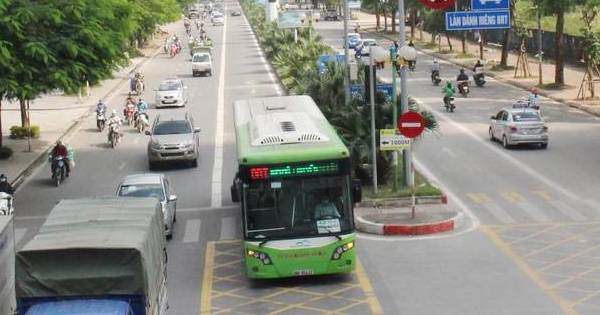 Hà Nội: Đề xuất xe chở khách từ 24 chỗ, xe buýt thường được chạy làn BRT
