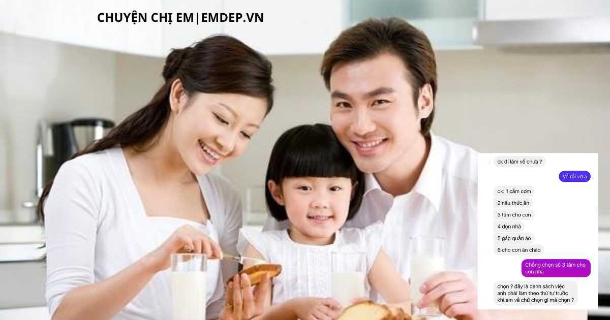 Vừa đi làm về, ông bố bỉm sữa nhận được 6 lựa chọn từ vợ và cái kết khiến dân mạng cười bò