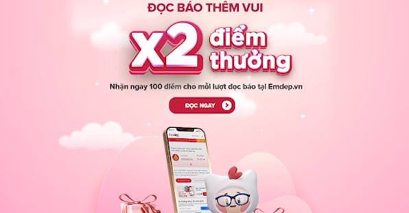 Đọc báo thêm vui, nhân đôi điểm thưởng