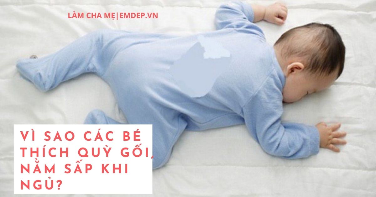 Vì sao các bé thích quỳ gối, nằm sấp khi ngủ? Phụ huynh hãy đọc những lý do này để hiểu biết thêm về bé