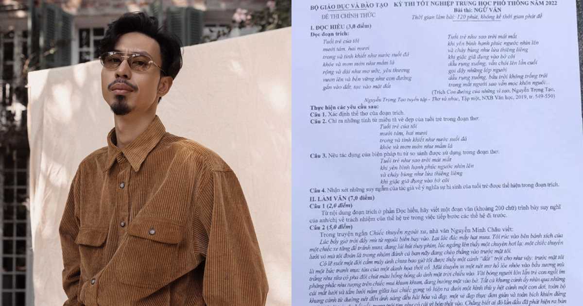 Đen Vâu trở thành 'thánh tiên tri' khi 4 năm liên tiếp đoán trúng đề thi Văn tốt nghiệp THPT