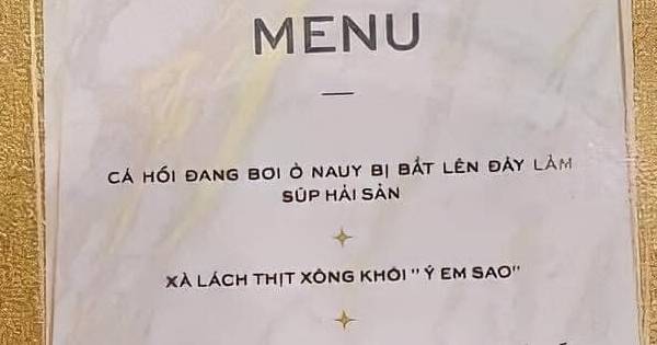 Bất ngờ menu đám cưới 'bá đạo', lạ nhất là tên từng món ăn, đọc xong cũng phải phì cười độ sáng tạo