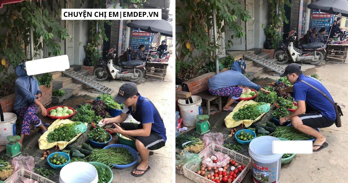 Anh chồng đi chợ kì kèo, mặc cả từng đồng, hỏi ra sự tình mới cười ra nước mắt