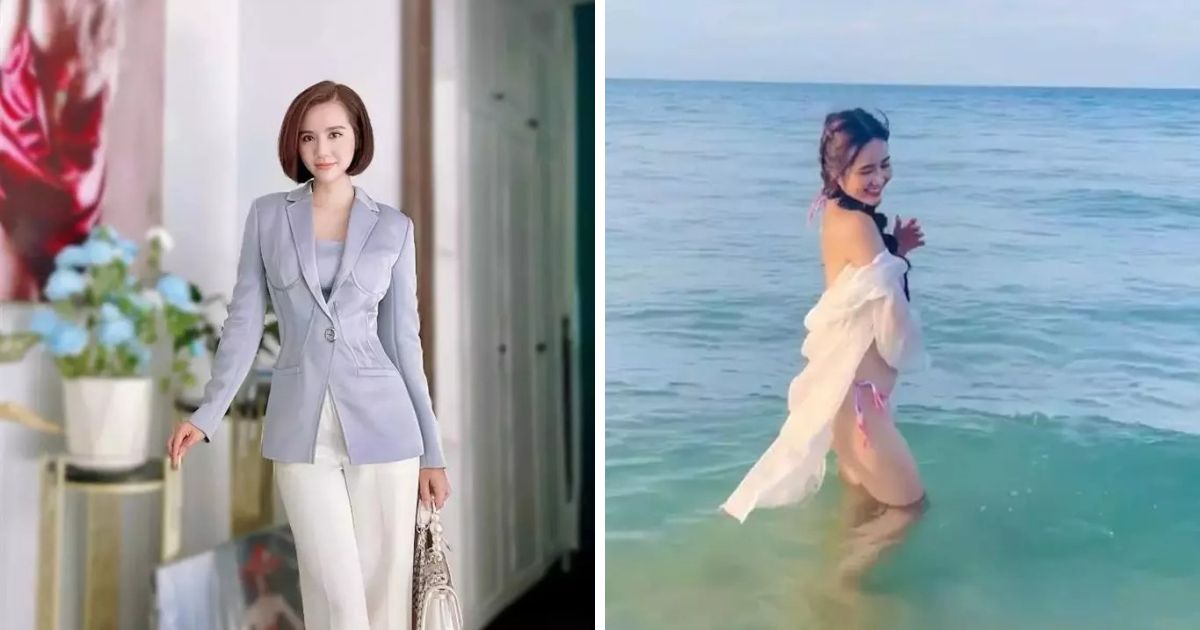 Huyền Lizzie xả vai 'nữ tổng tài' Vân Trang bằng clip khoe eo thon dáng chuẩn nuột nà với bikini