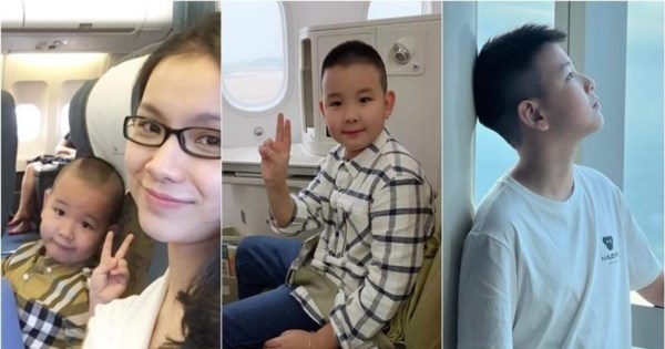 Con trai Hoa hậu Thùy Lâm phổng phao, ra dáng soái ca tuổi 12
