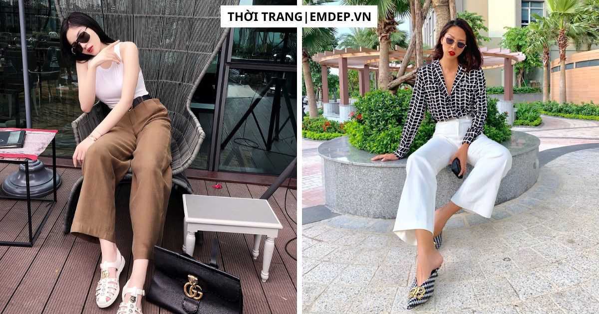 Mặc quần ống rộng chú ý 3 điểm thì gu thời trang mới đẹp đỉnh được như Kỳ Duyên - Minh Triệu