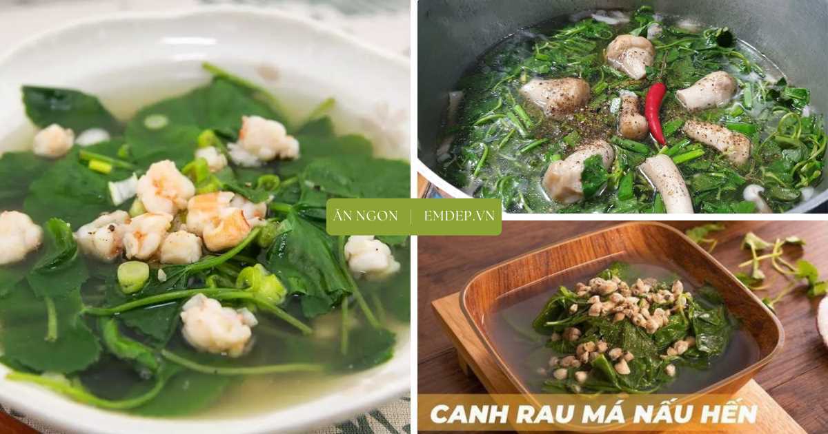 3 cách nấu canh rau má thanh mát, giàu dưỡng chất, giải nhiệt cho mâm cơm hè oi ả