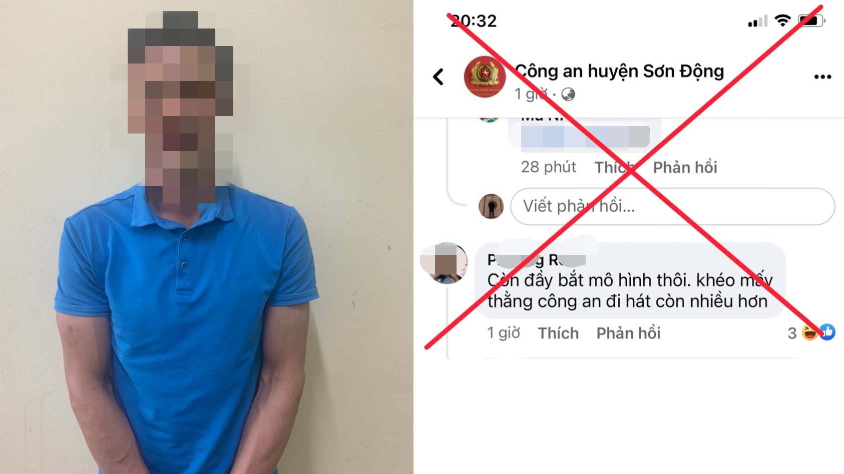 Bị phạt 7,5 triệu đồng vì ‘comment dạo’ trên Facebook công an huyện

