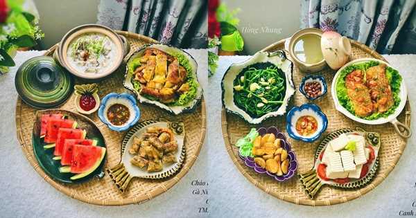 Vợ đảm 9X chia sẻ loạt mâm cơm 'nhìn đã thèm': 'Gia đình là vô giá, là nơi cho ta những bữa cơm ấm áp, đầy tình thương yêu'