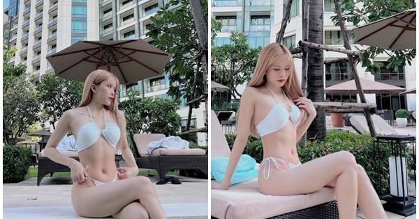 Thiều Bảo Trâm tiếp tục tung ảnh bikini 2 mảnh, vòng eo con kiến và body sexy vạn người mê