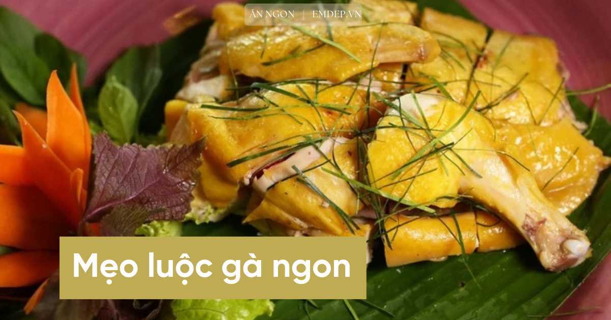 Gà luộc bao lâu thì chín? Bỏ túi mẹo luộc gà da giòn vàng ruộm, không lo bị sống