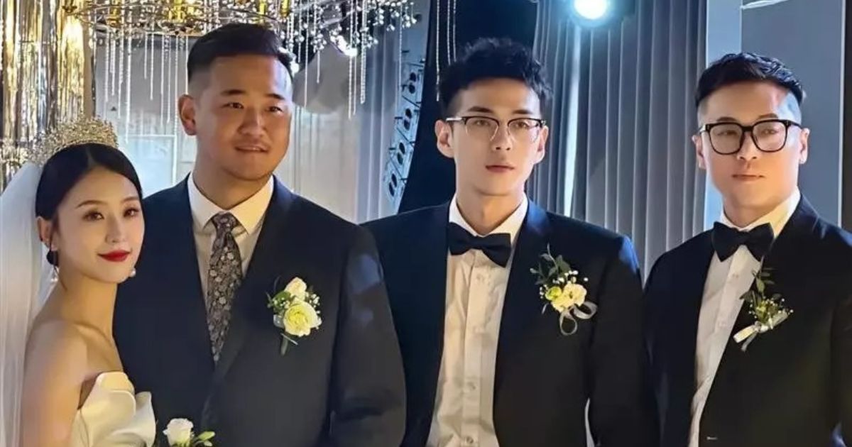 Phù rể gây sốt với ngoại hình cực phẩm trong đám cưới

