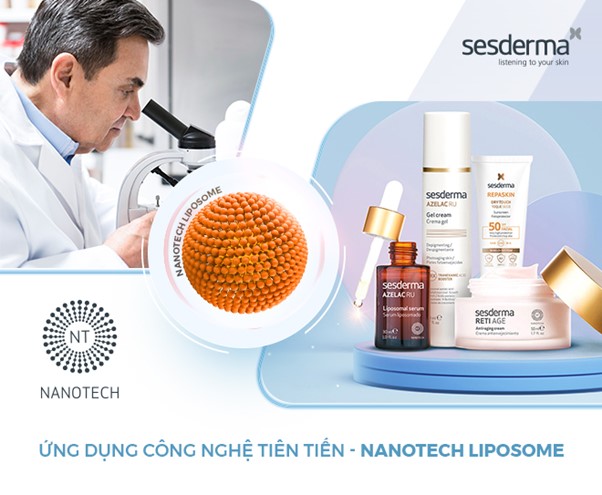 Nanotech Liposome - Công nghệ làm đẹp mới từ Tây Ban Nha giải quyết triệt để các vấn đề về da mụn
