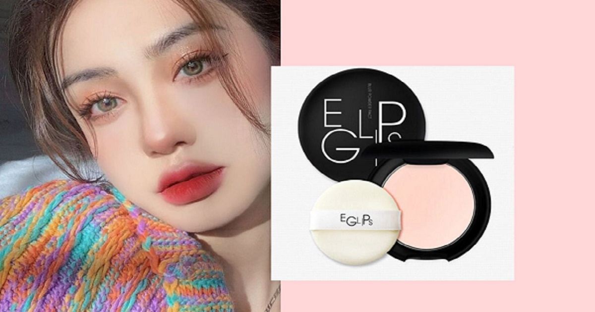 Review phấn phủ Eglips Blur Powder Pact siêu mịn, che khuyết điểm cực đỉnh, giá dưới 200K