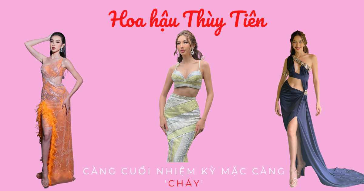 Càng cuối nhiệm kỳ Miss Grand International, Thùy Tiên lên đồ càng 'cháy'

