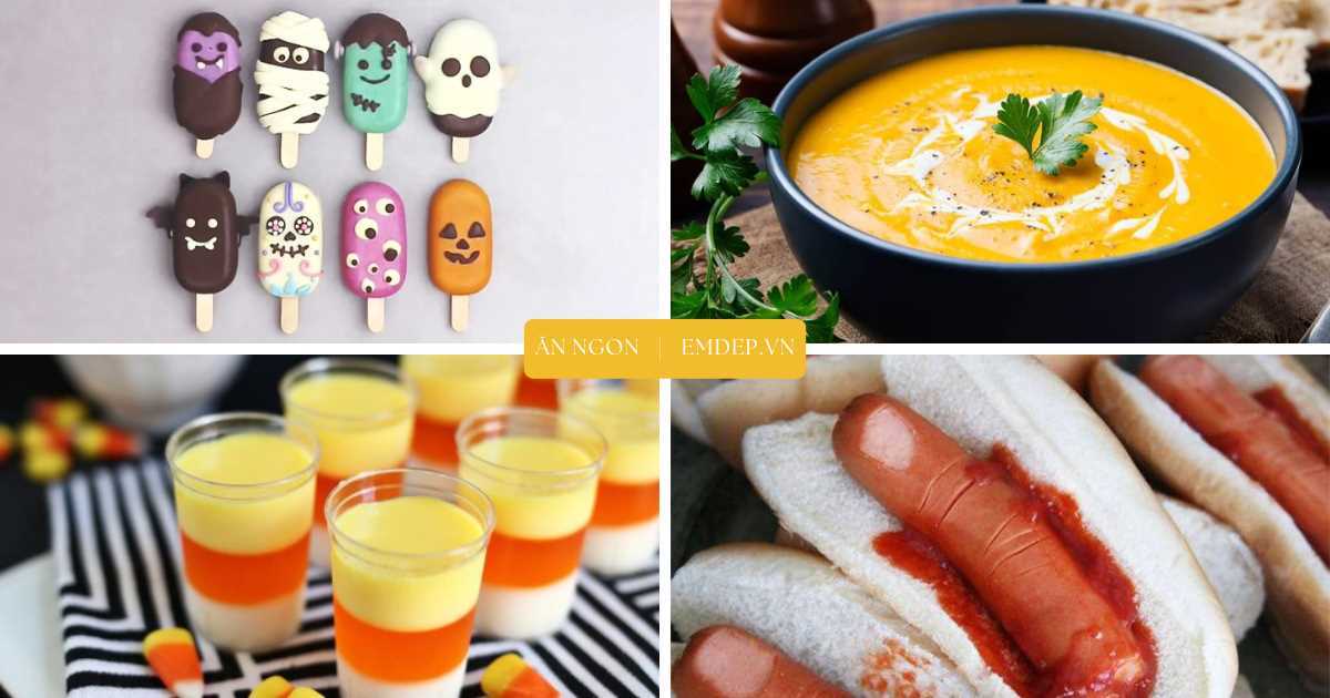 Tiệc Halloween đang tới gần, đây là 4 món ăn vặt với cách làm cực dễ để mẹ trổ tài cho bé yêu thêm vui