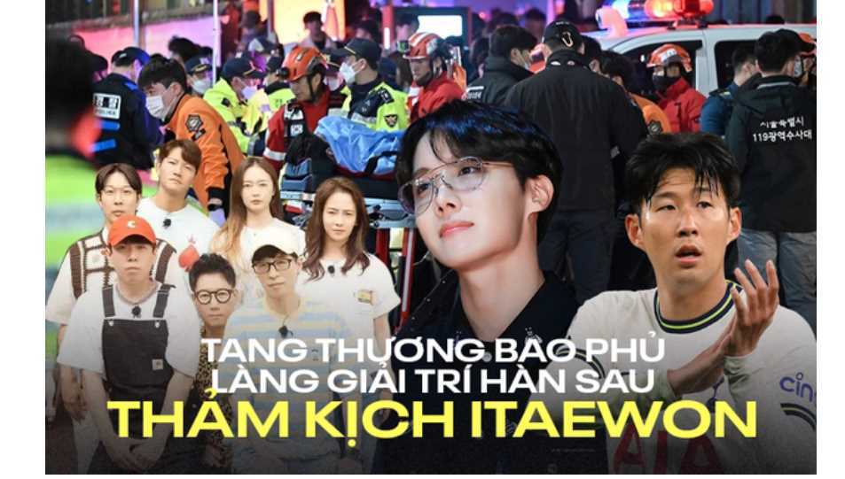 Tang thương phủ kín Kbiz sau thảm kịch Itaewon: G-Dragon - Son Heung Min tiếc thương, toàn bộ sự kiện giải trí bị huỷ