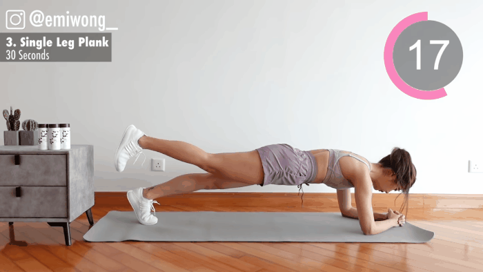 5 bài tập plank giúp chị em có vòng eo săn chắc 0% mỡ thừa