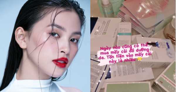 Mỹ phẩm chống lão hóa của mỹ nhân Việt: Kaity Nguyễn dùng serum 1,7 triệu, Tiểu Vy chỉ dùng mặt nạ cấp ẩm 34K