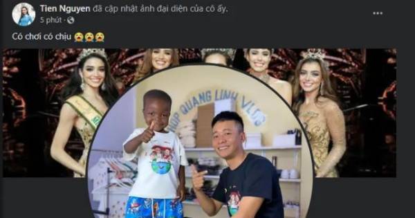 Nửa đêm, Hoa hậu Thùy Tiên thay ảnh đại diện thành ảnh Quang Linh Vlogs