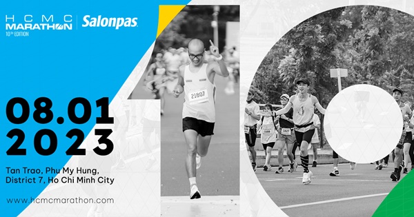 Cùng Salonpas HCMC Marathon 2023 chạy bộ khởi động năm mới